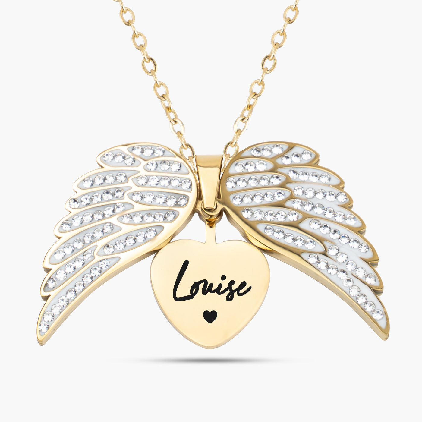 Collier Mon Ange avec Gravure Personnalisée